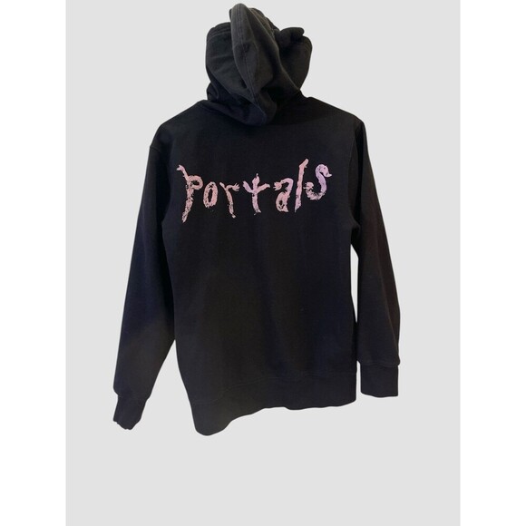 Melanie Martinez Portals Trilogy Tour Black Full Zip Hoodie w/Horns Size Small - Picture 4 of 6
